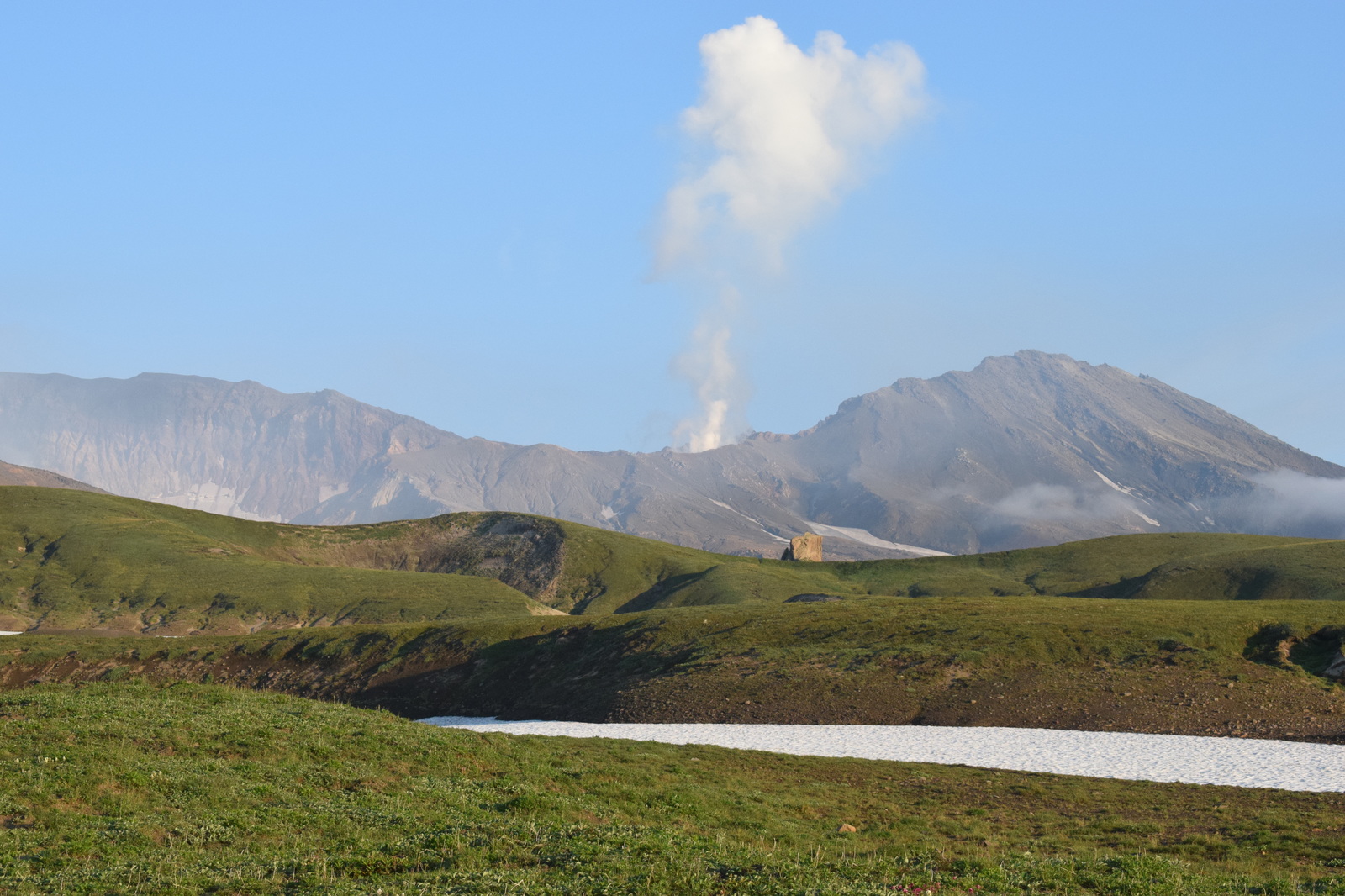 Foggy piece of Kamchatka - My, Kamchatka, The mountains, Hike, Tourism, Longpost, Mutnovsky Volcano