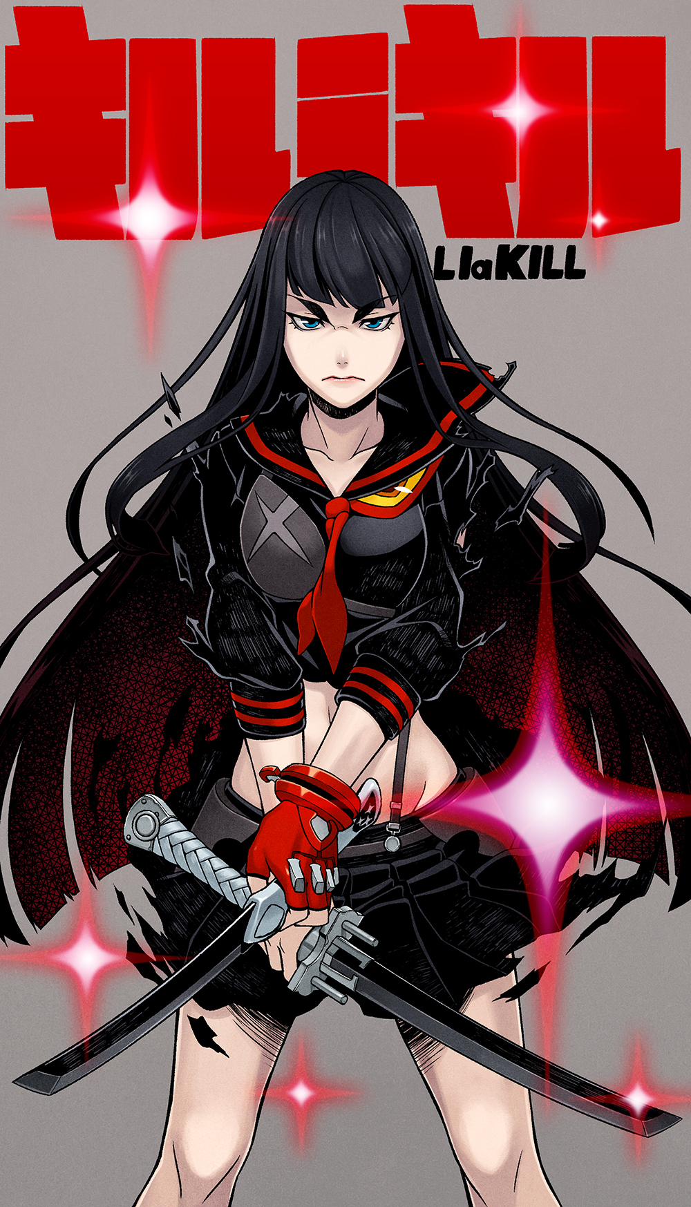 Single character post - Kiryuin Satsuki - NSFW, Anime, Kill la Kill, Cosplay, Art, Images, Longpost, Anime art, Kiryuuin Satsuki