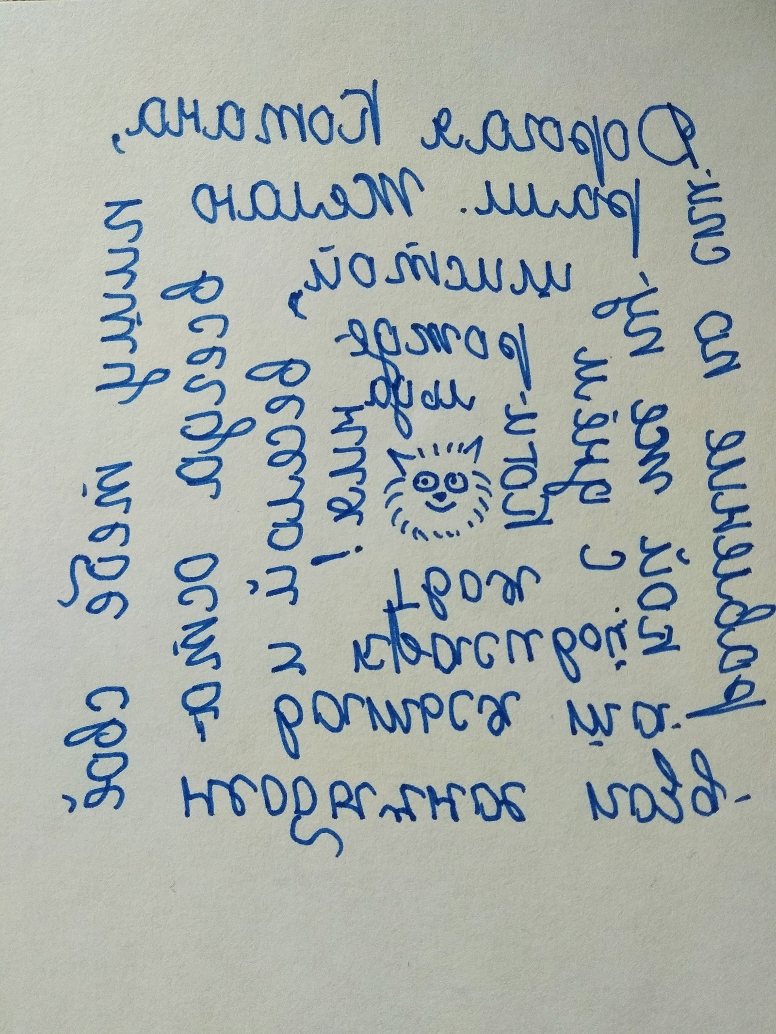 Свет мой зеркальце, скажи... - Моё, Кот, Рисунок, Рисунок ручкой, Друзья, Шифр, Длиннопост