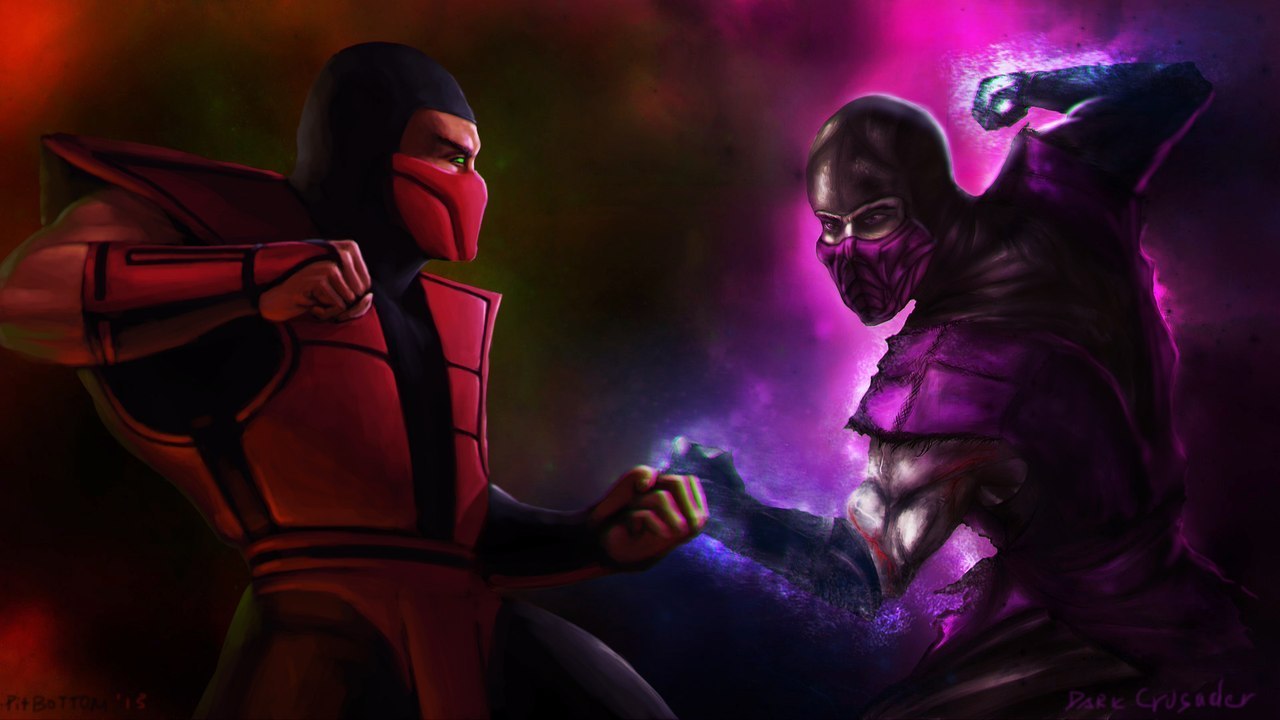 My Mortal Kombat drawings - My, Mortal kombat, Digital drawing, Longpost