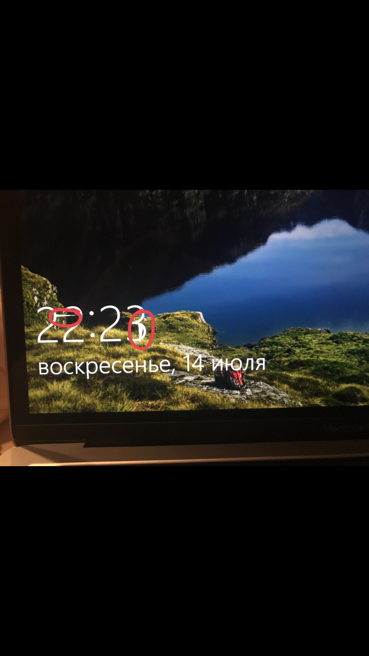 Искажение и частичная пропажа символов в windows 10 на MacBook Pro. | Пикабу