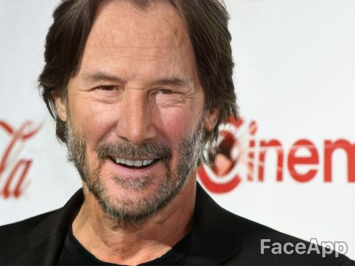 Sorry Keanu... - Keanu Reeves, Old age, Faceapp