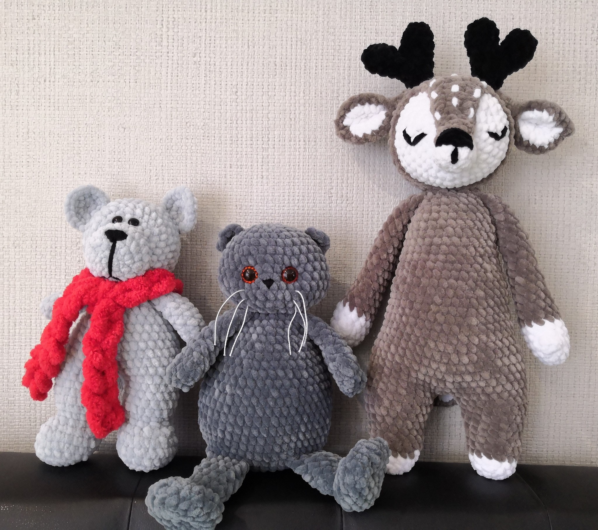 learning to knit - Crochet, Knitted toys, Plush yarn