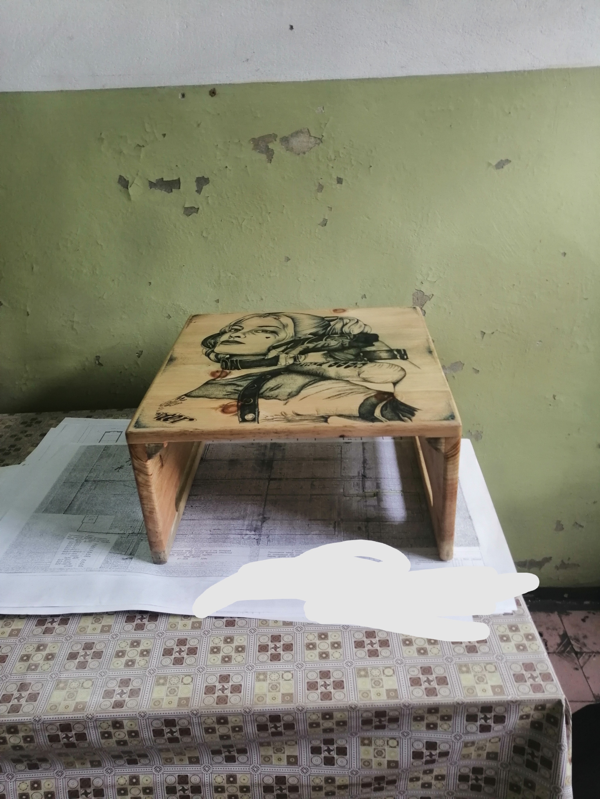 Just a table. They made and stuffed themselves. - My, Harley quinn, Homemade, Longpost