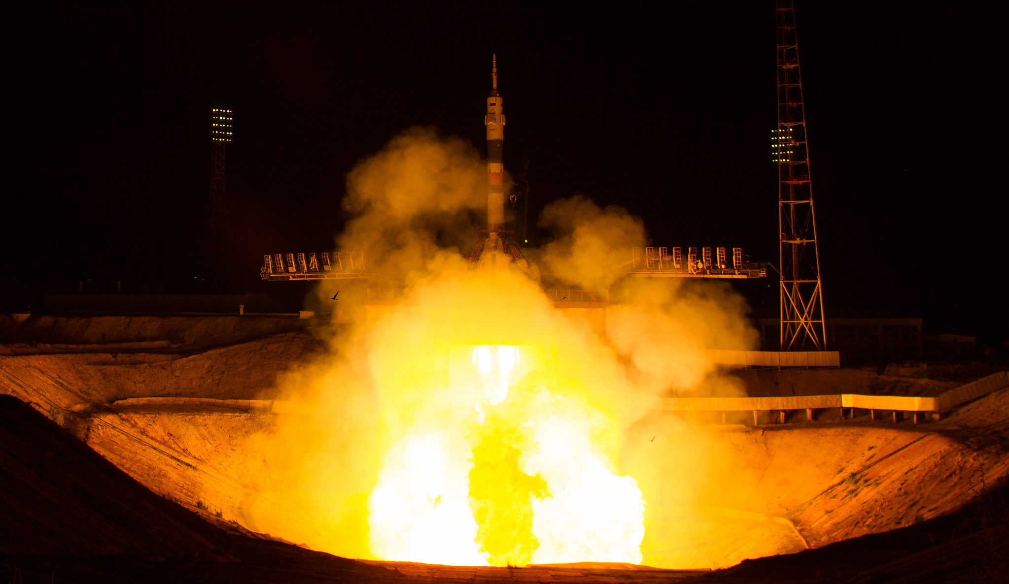 Запуск Союз-ФГ с новым экипажем МКС 20 июля 2019 - Запуск, Ракета, Космос, Союз, Космонавты, МКС, Роскосмос, NASA, Длиннопост