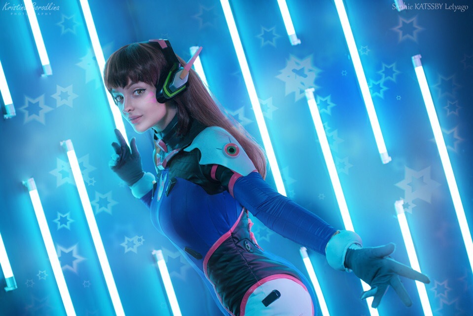 D.Va из Overwatch от Софии Летяго - Overwatch, Dva, Sophie Letyago, Katssby, Косплей, Модели, София Летяго, Длиннопост