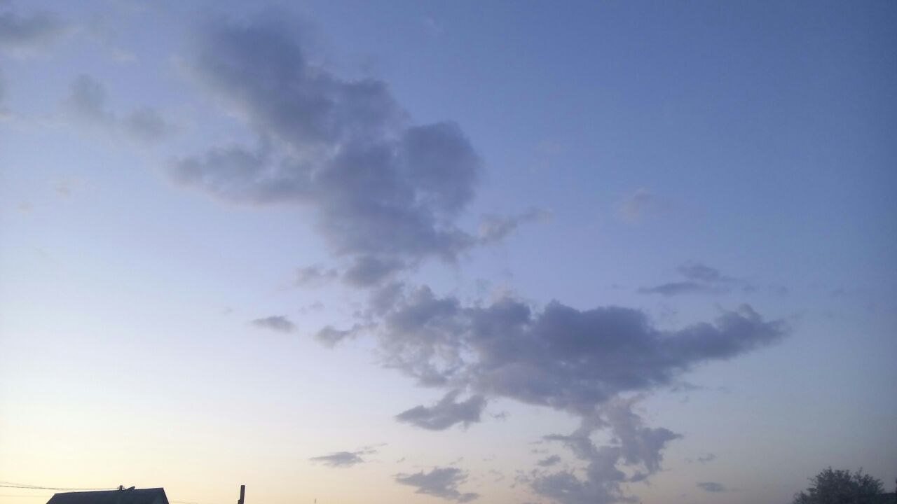 Well, a tyrannosaurus rex - My, Tyrannosaurus, Clouds, beauty, Sunset, Pareidolia