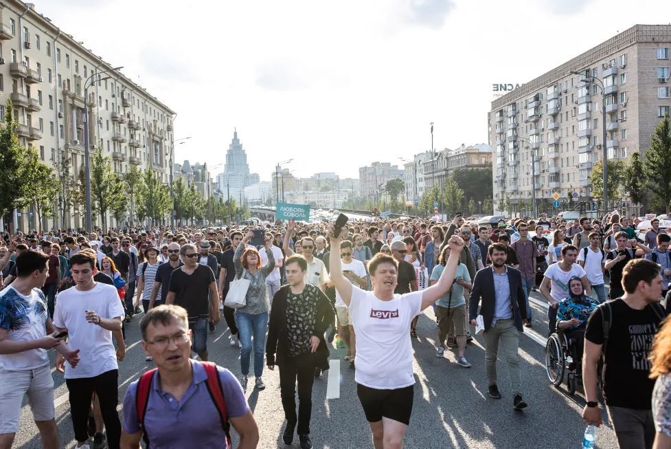 How Navalny's rally creates objects in the space-time continuum - My, Rally, Protest, Opposition, Alexey Navalny, Moscow, Politics