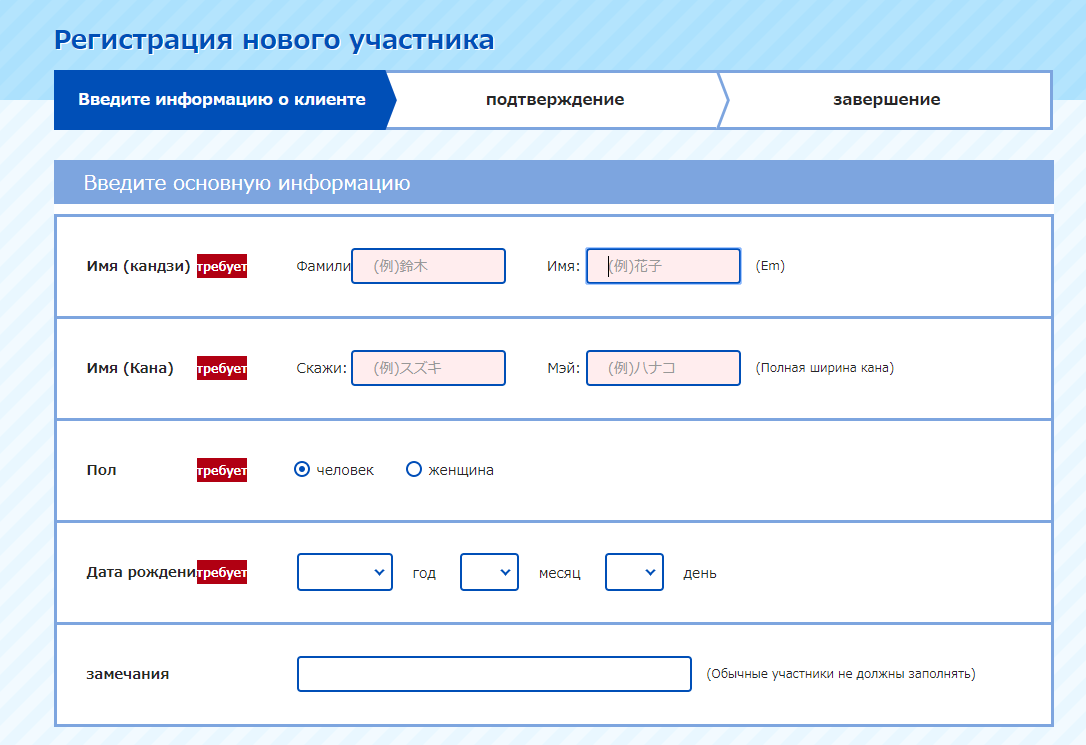 Выбор пола - человек, женщина. (Японский сайт с игрушками) - Японский, Проблема, Японский язык