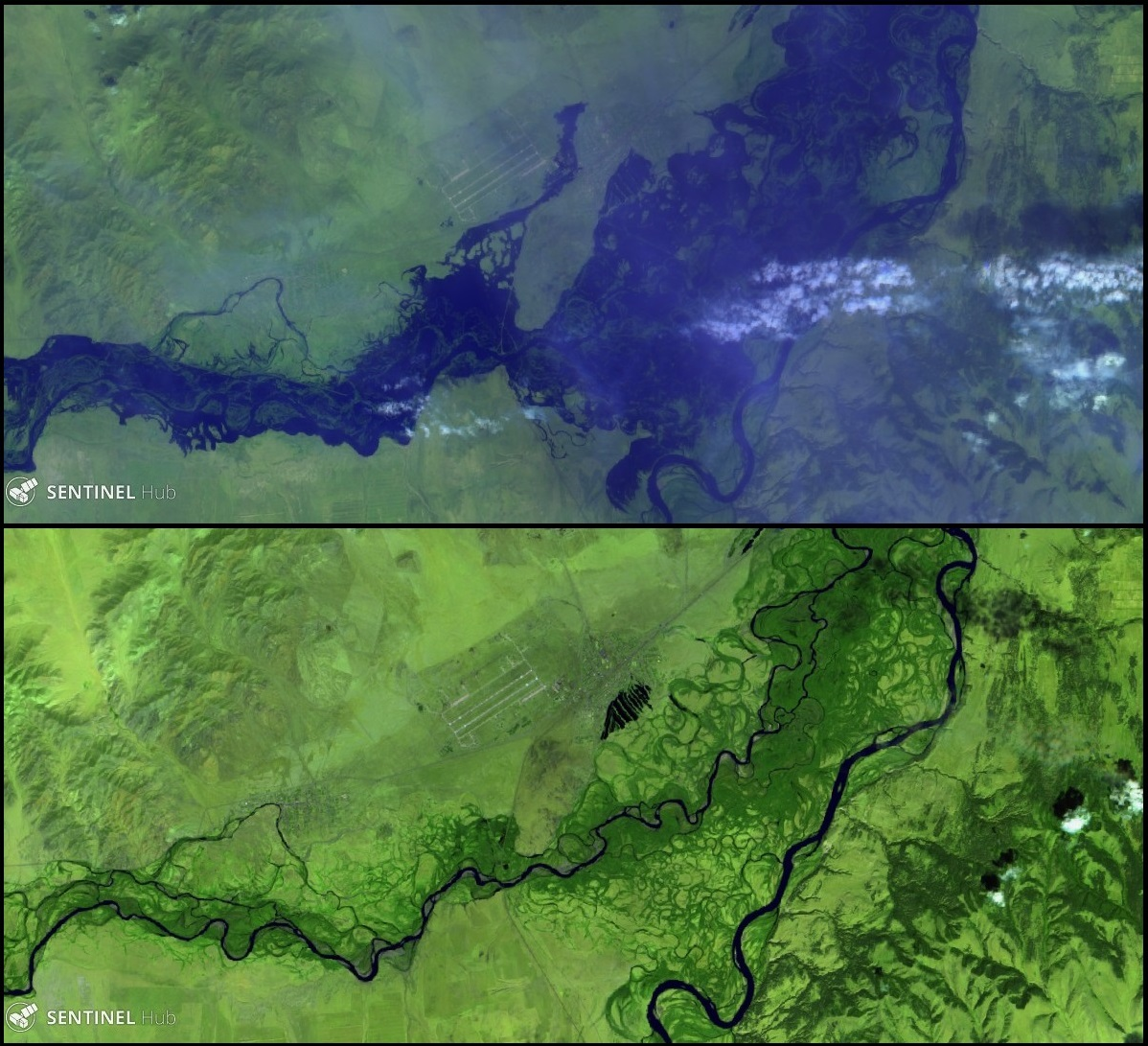 Flooding in Buryatia. - Buryatia, Flood, Element, The photo, Video