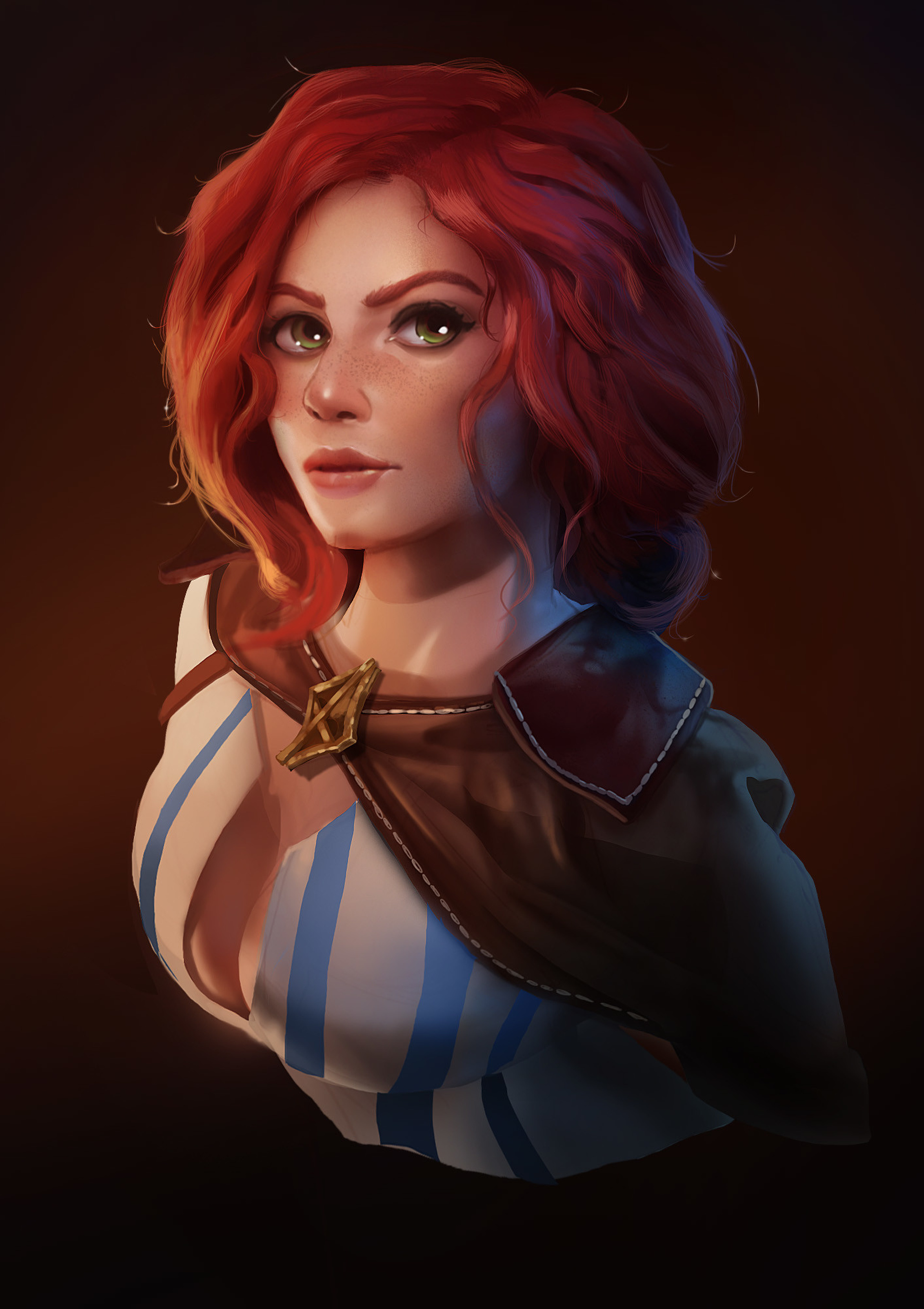 Triss Merigold - Games, Art, Cosplay, Witcher, Triss Merigold, Longpost