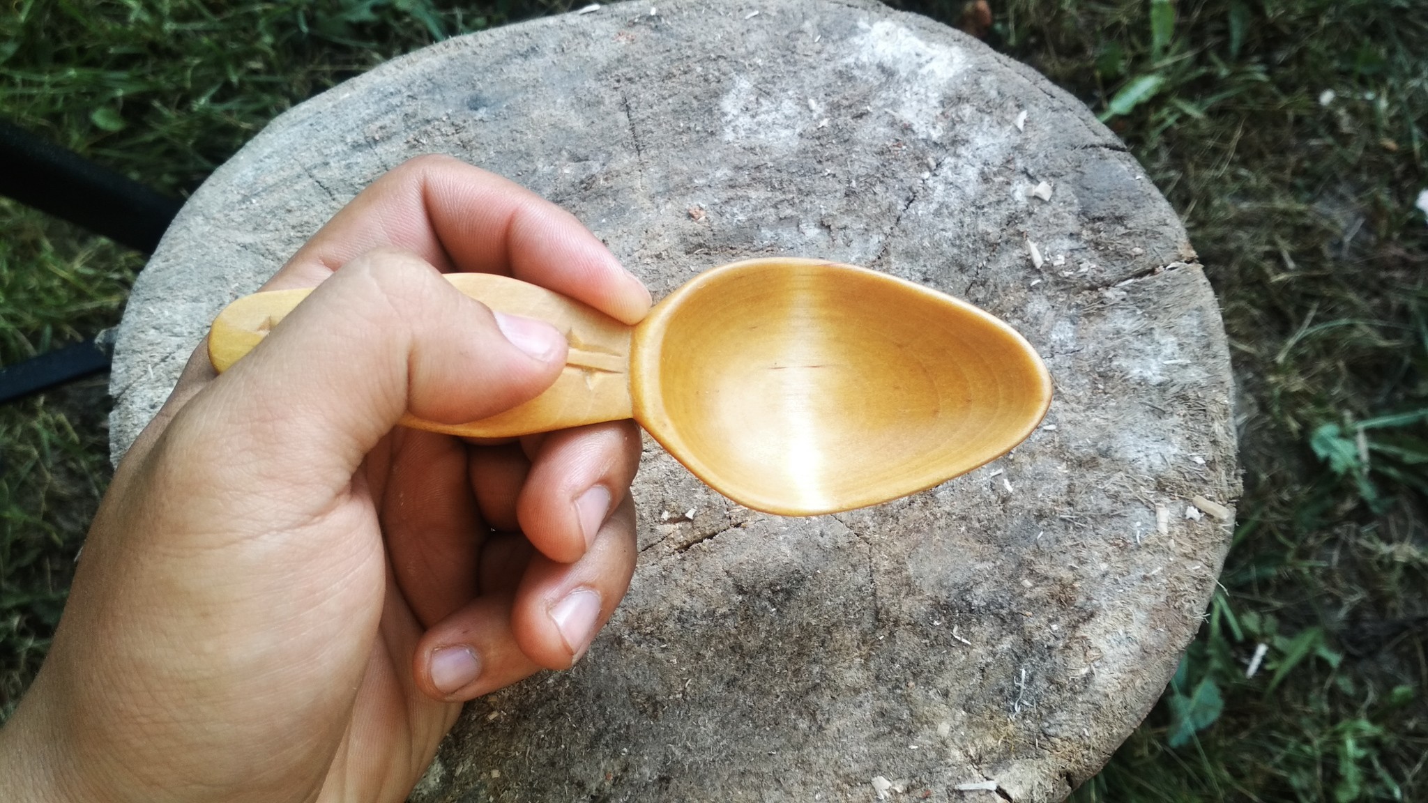 Reconstruction of a spoon from Novgorod - My, Woodworking, Handmade, Historical reconstruction, Longpost