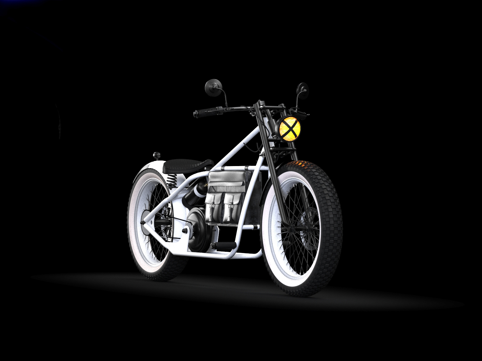 Bobber bike on electrodoping) - My, Electric bike, Kazan, Aeroslon, Custom, , Electric car, Video, Longpost, Customization