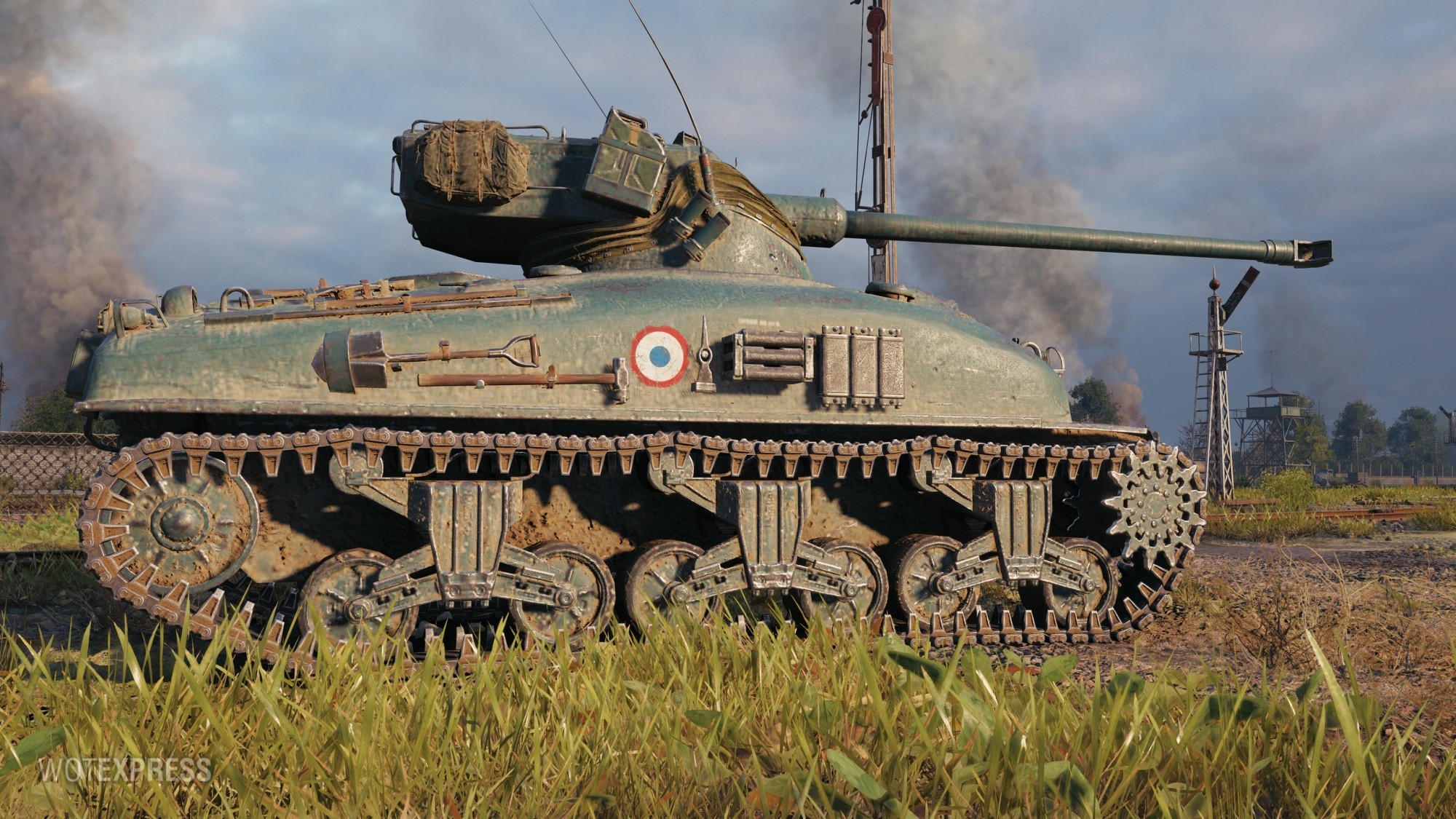 French-Egyptian Sherman.M4/FL10 do-it-yourself. - My, Tanks, France, War thunder, Longpost