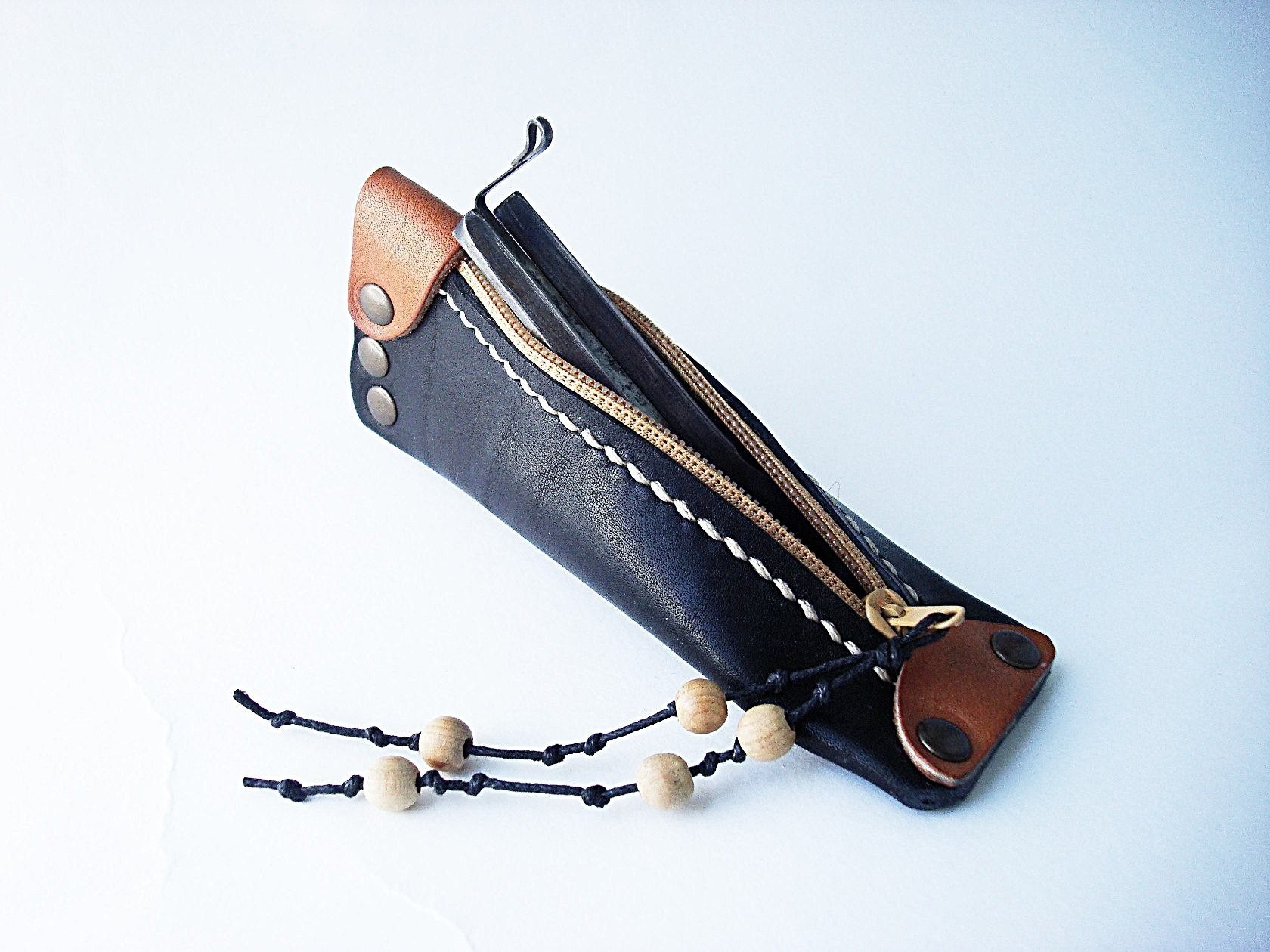 Cover for harp. - My, Handmade, Leather products, Case, Jew's harp, Longpost