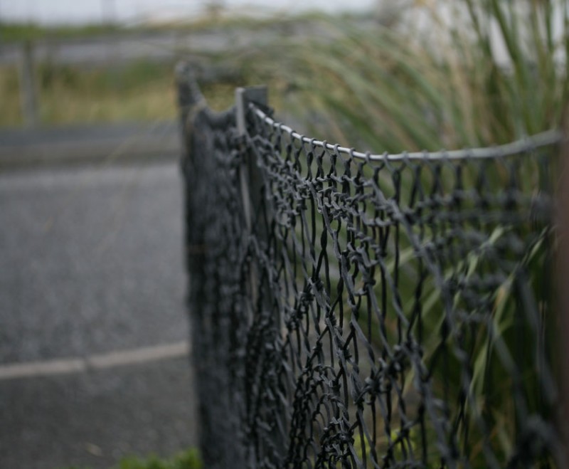 Knitted fence. - Knitting, Fence, , Cornice, Fishnet, Beautiful, Interesting, Longpost