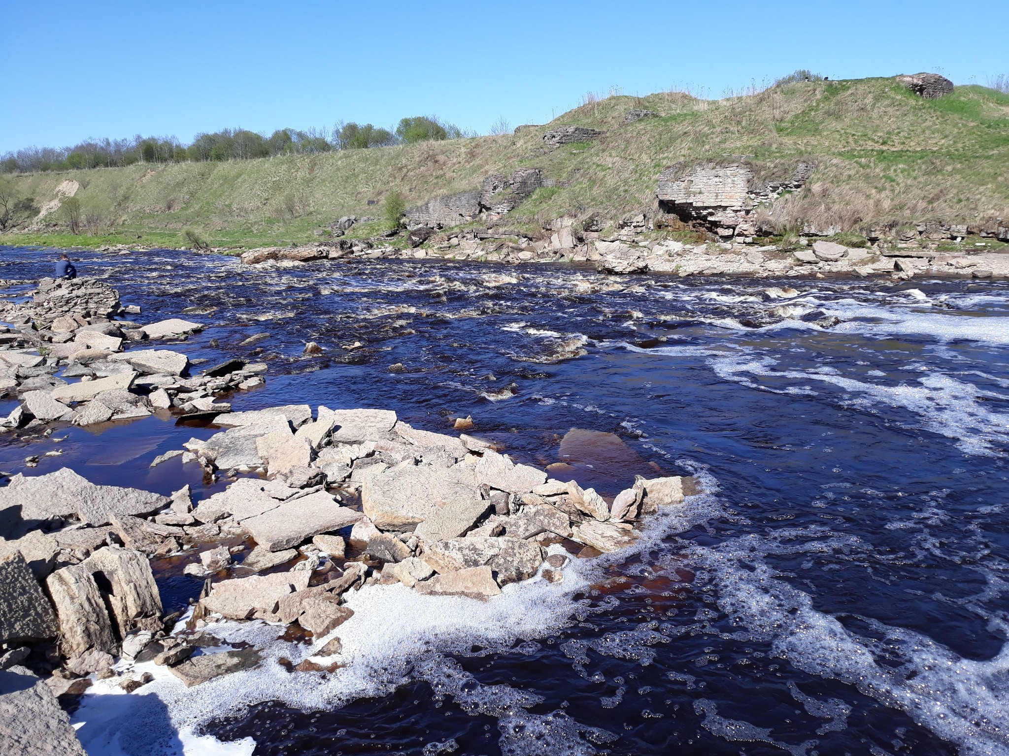 Пороги, водопады - Моё, Водопад, Пороги, Прогулка, Длиннопост