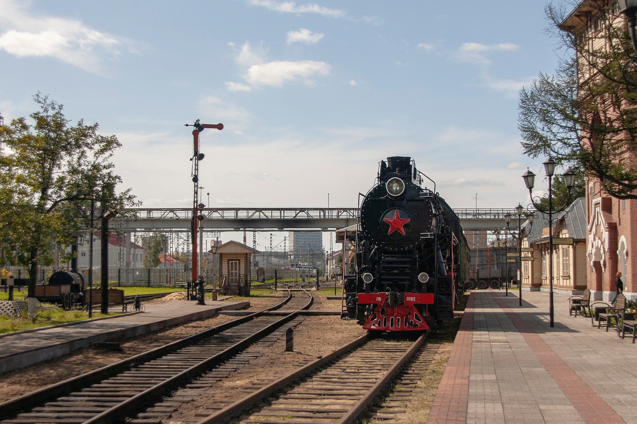 Podmoskovnaya station - Podmoskovnaya station, Locomotive, Museum, Longpost, A train, Railway