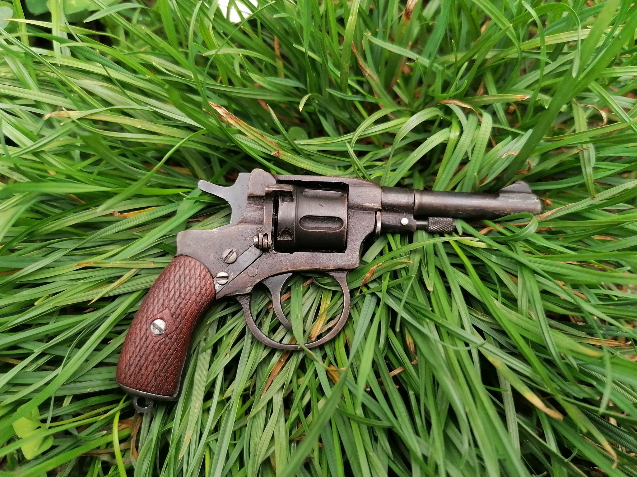 Miniature shooting Nagant model 1895. - My, Nagant, Revolver, Weapon, Hobby, Article, Video, Longpost