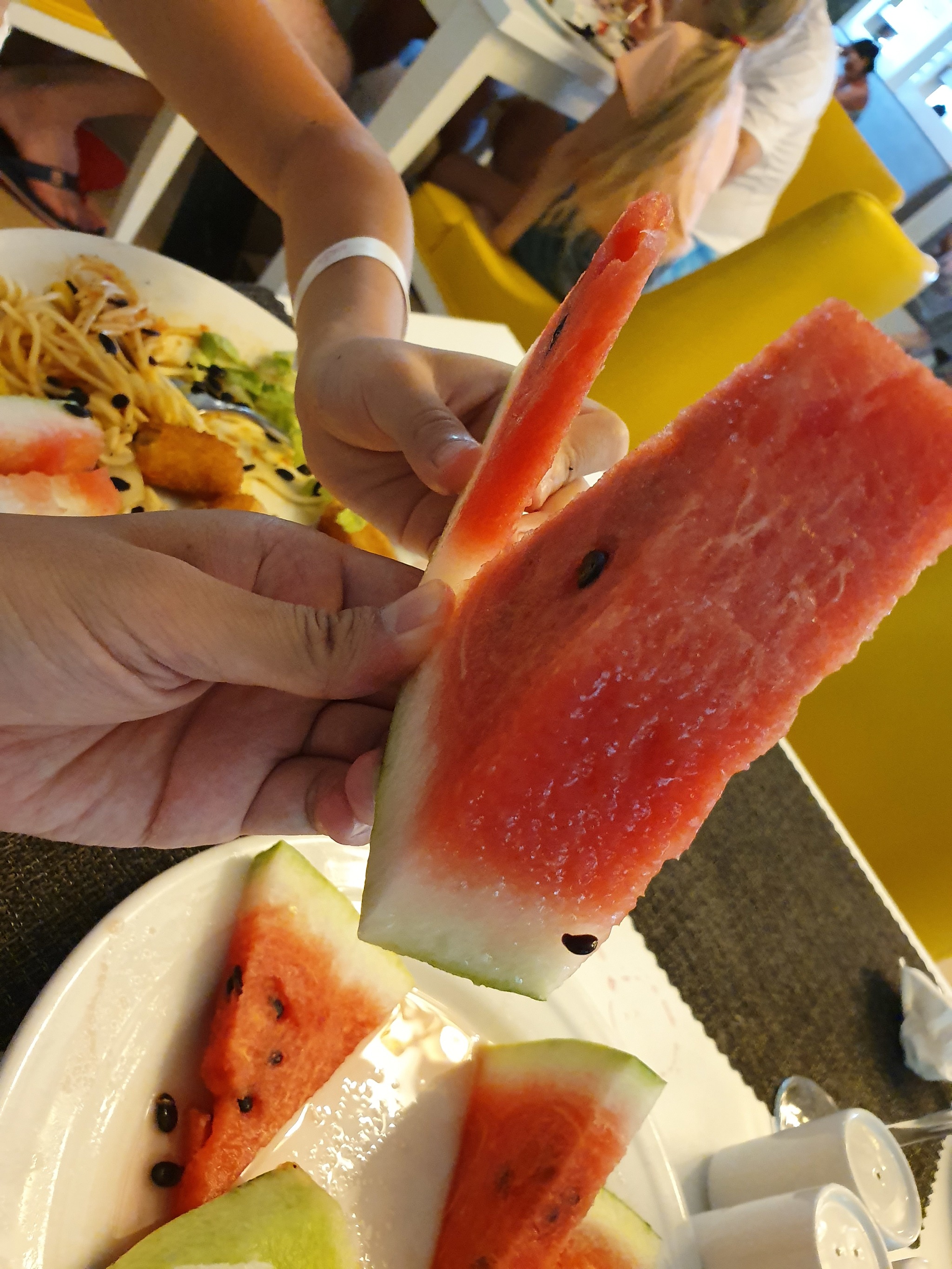 Mother's friend's son's watermelon - My, Watermelon, Relaxation, Turkey