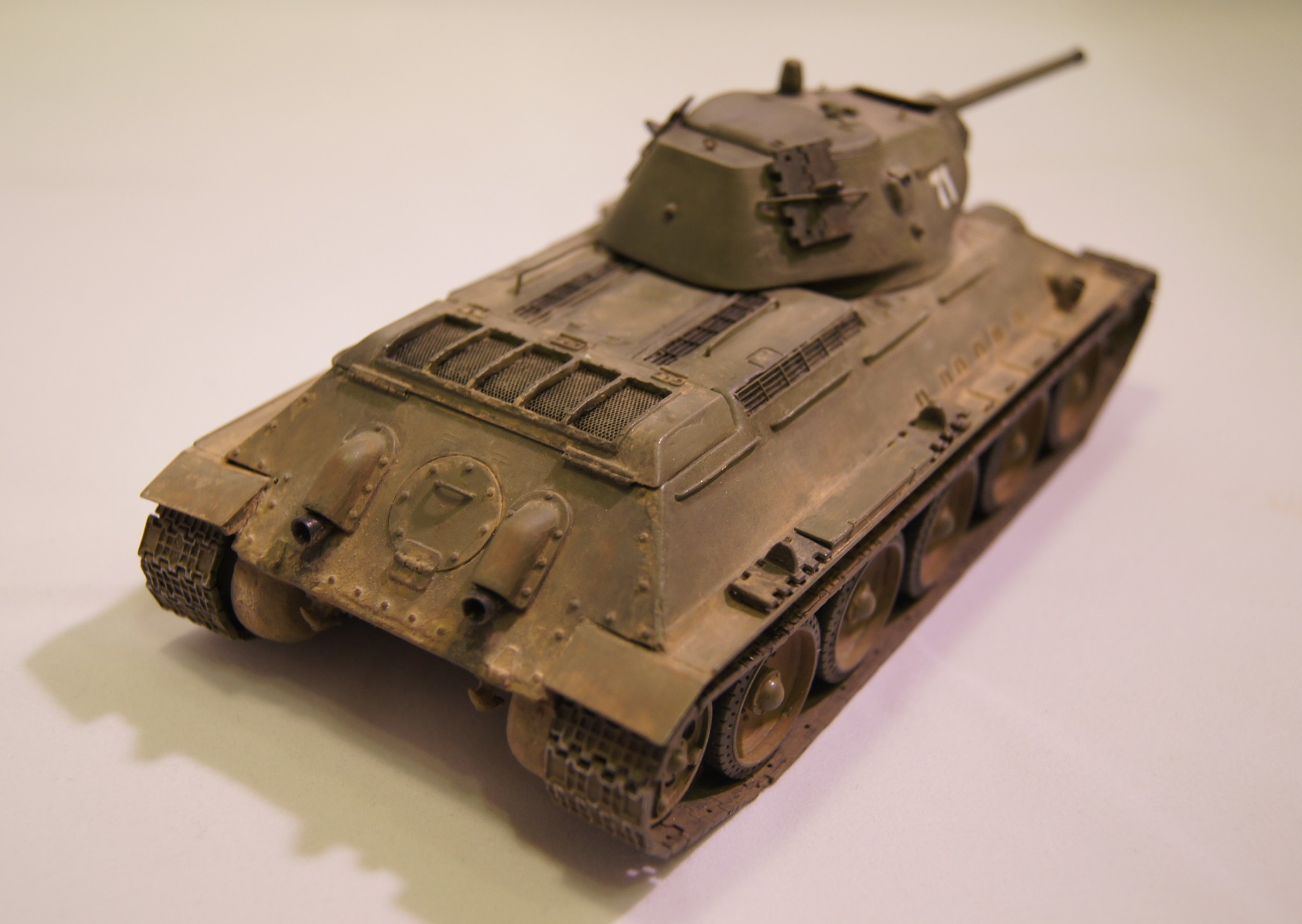 T-34/76 mod. 1942 - My, Stand modeling, T-34, Longpost