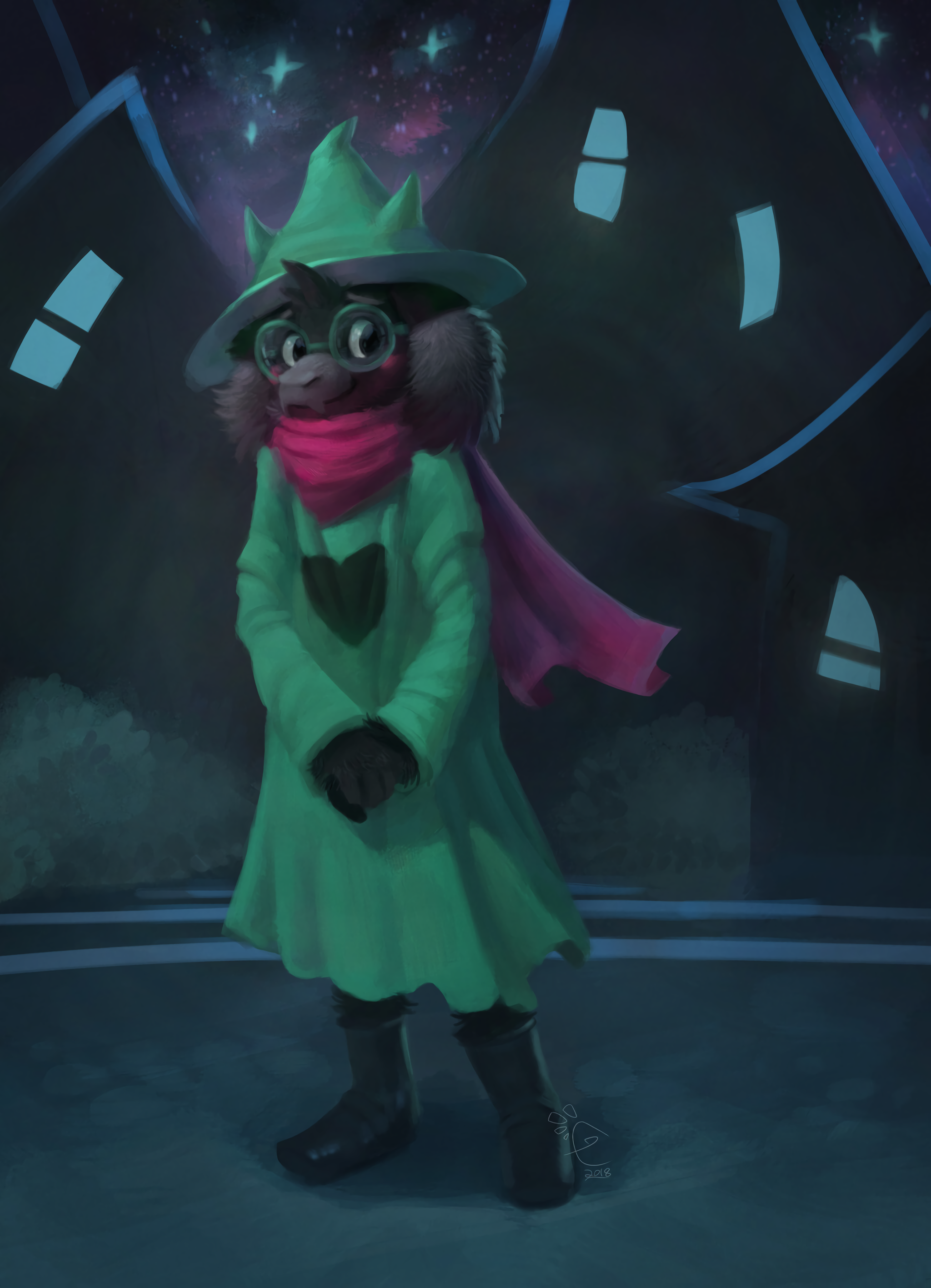 The power of fluffy boys shines within you - Deltarune, Ralsei, Games, Computer games, Art, Cariboops