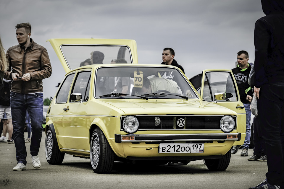 New Volkswagen Golf (1978): We built and built and finally built! - My, Volkswagen golf, Volkswagen, , Oldtimer, The photo, The festival, Auto, A restaurant, Video, Longpost