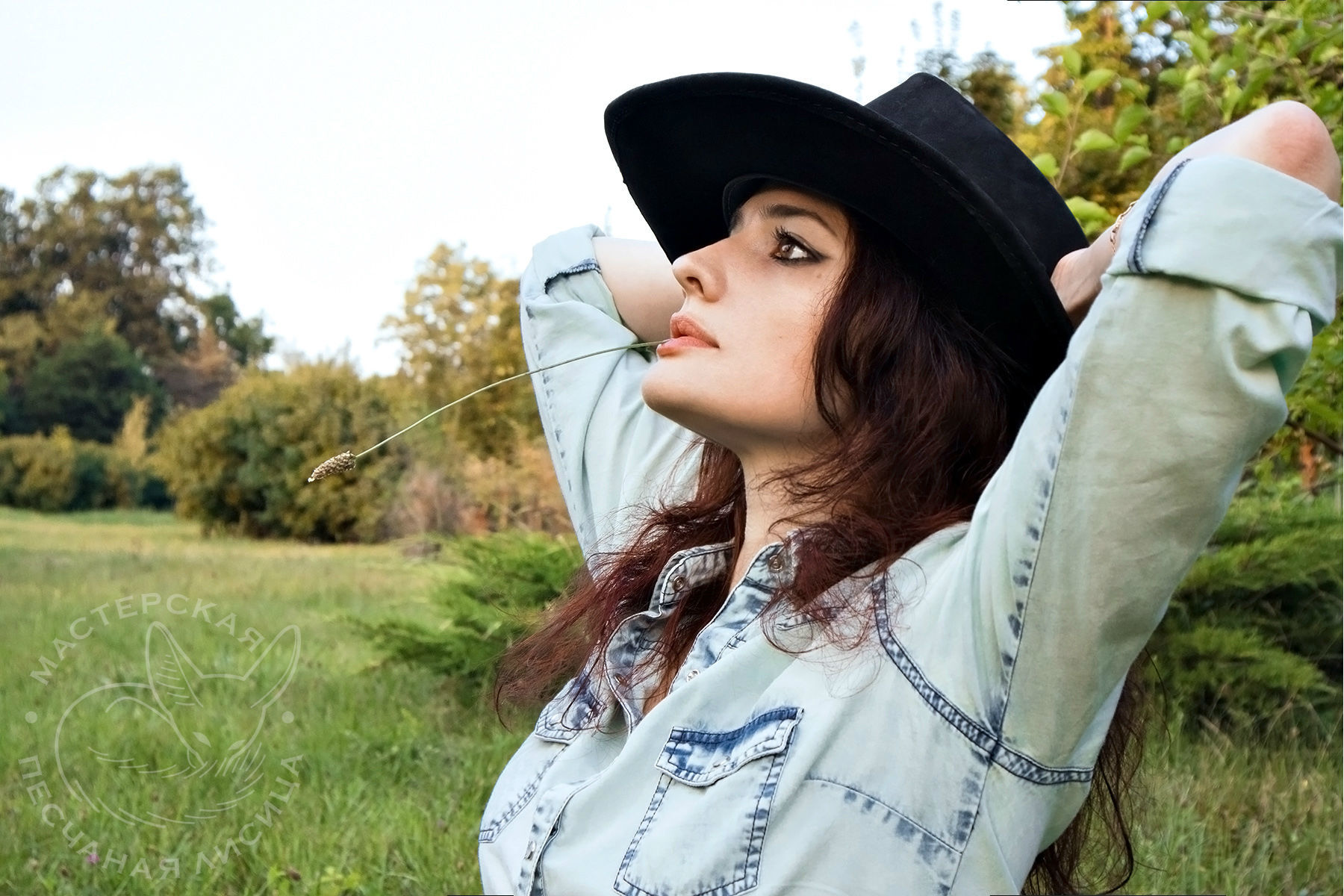 Black wide-brimmed hat - My, Handmade, Hat, Leather, With your own hands, Longpost, Needlework without process, Australian hat