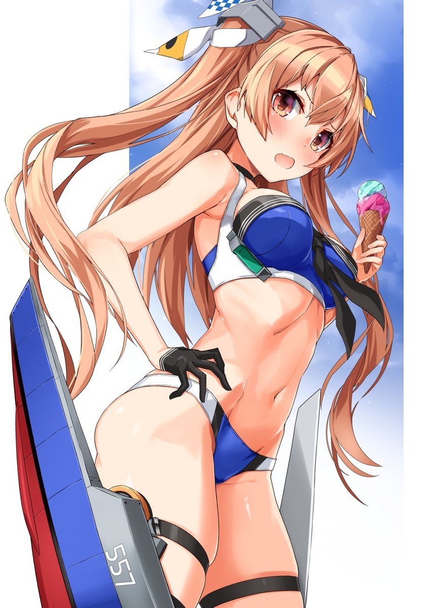 Anime Art - NSFW, Anime, Anime art, Kantai collection, Johnston