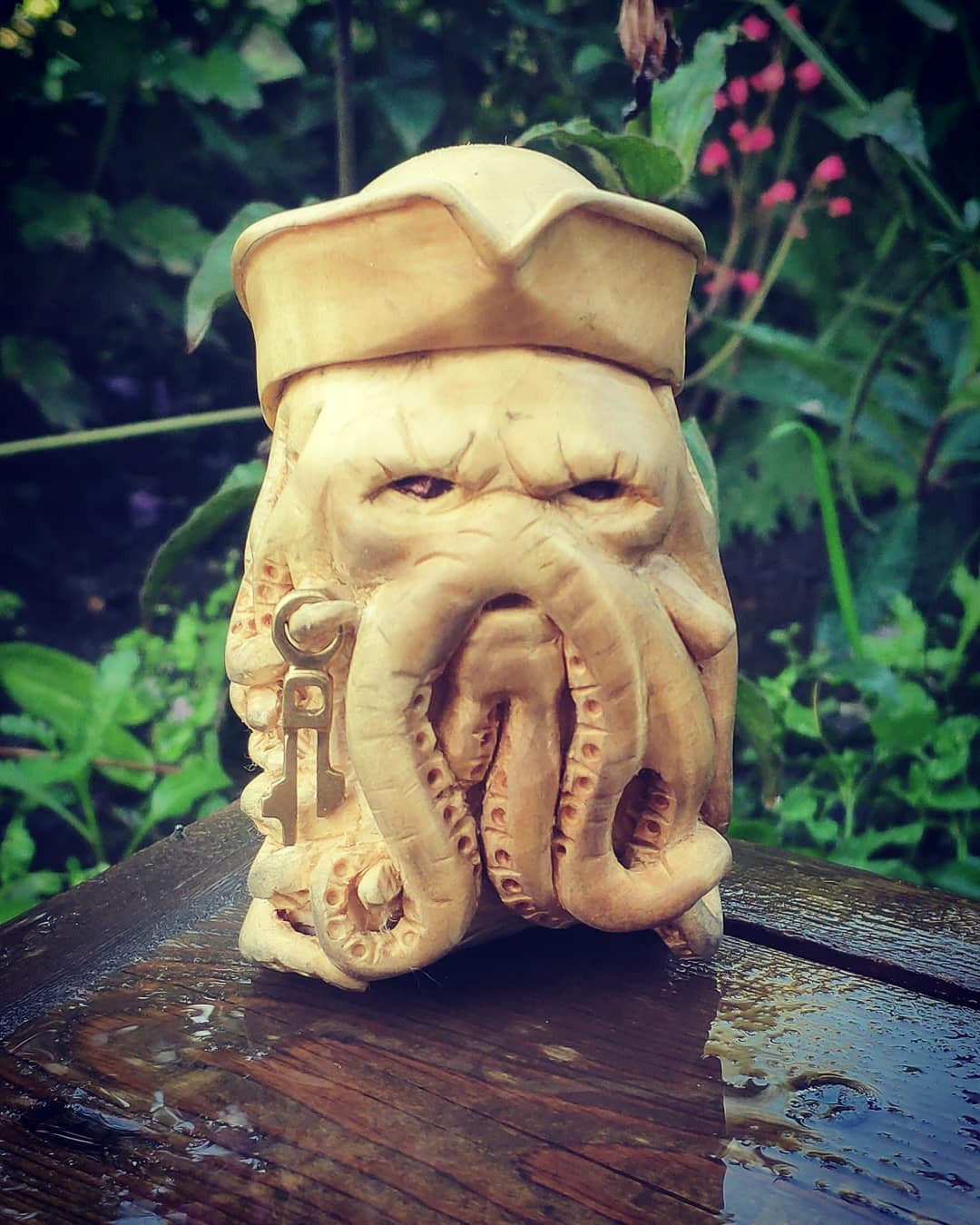 Davey Jones - My, Davey Jones, Pirates of the Caribbean, Needlework without process, Longpost, With your own hands, Statuette, Handmade