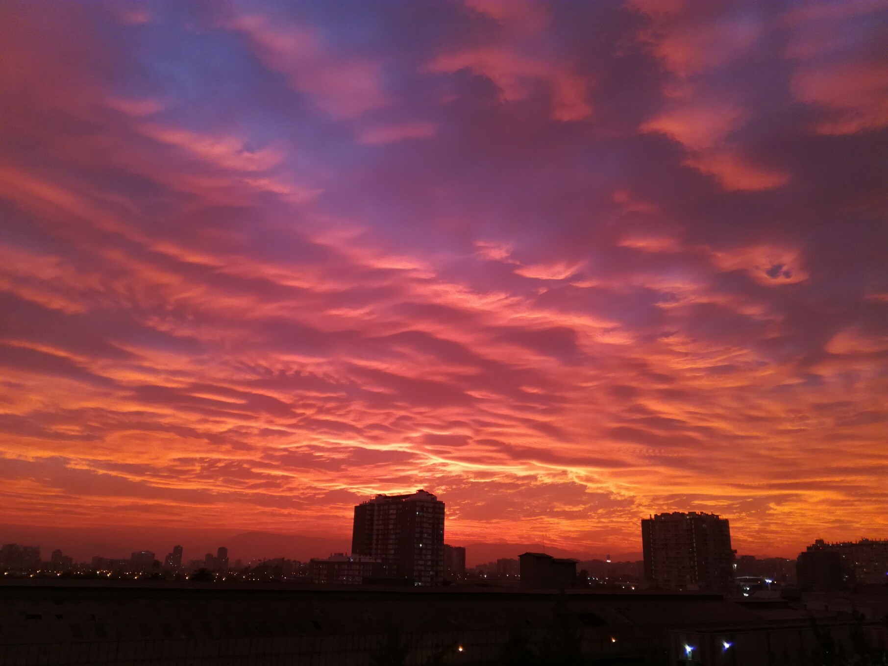 Sunsets in Chile - My, Chile, South America, Sunset, Longpost