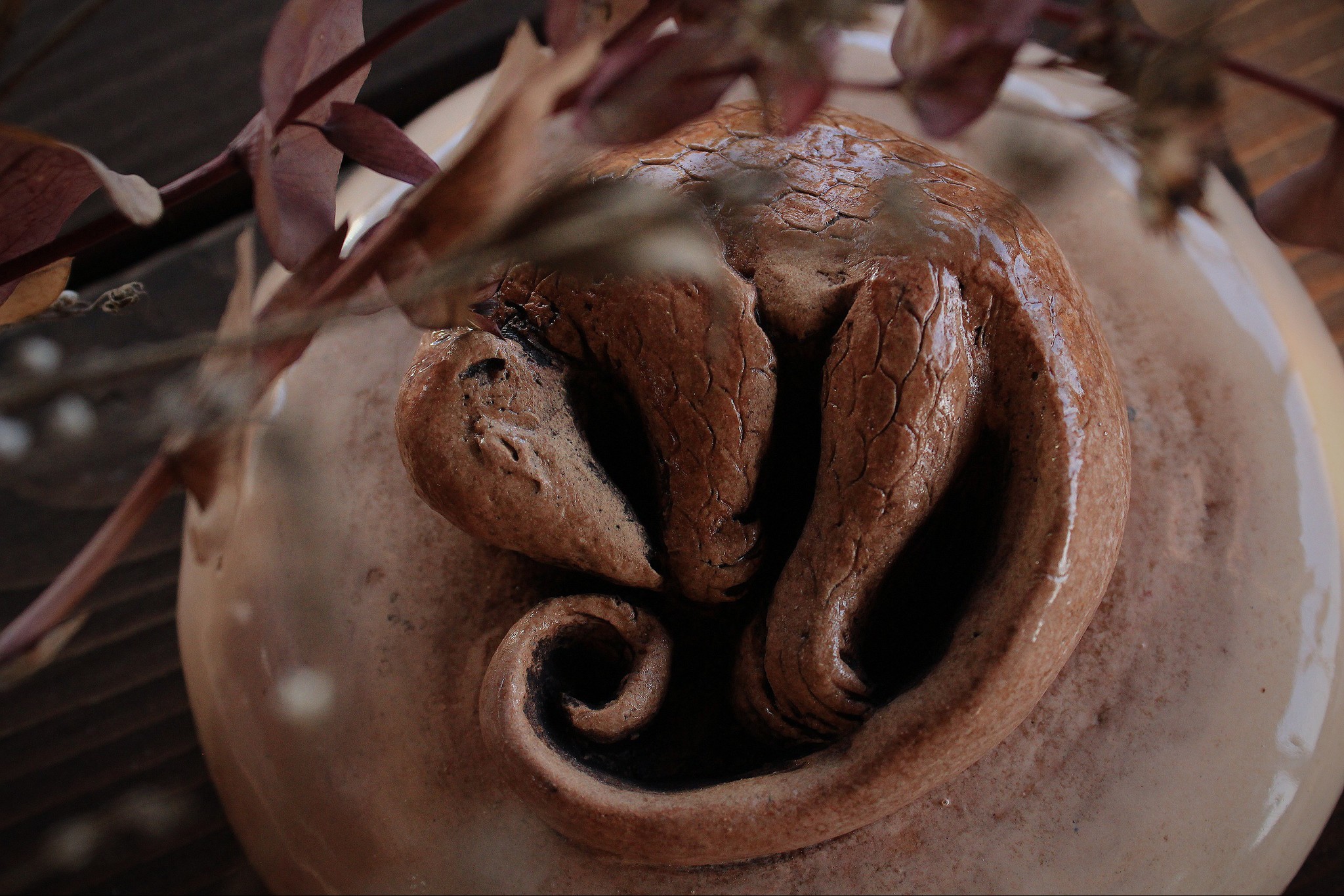 Jewelry box Pangolin's midday dream. - My, Ceramics, Pangolin, Longpost