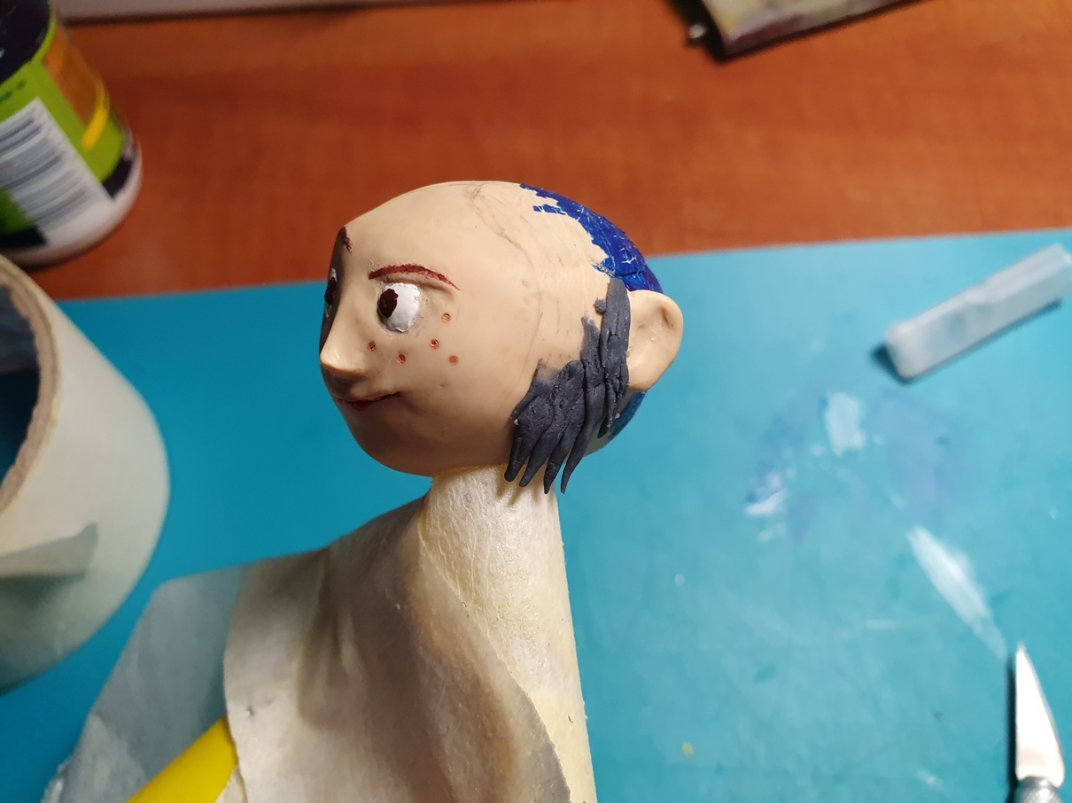 A humorous story with pictures about the making of a Coraline doll. 2 part. - My, Coraline in Nightmare Land, Coraline, With your own hands, Doll, Longpost