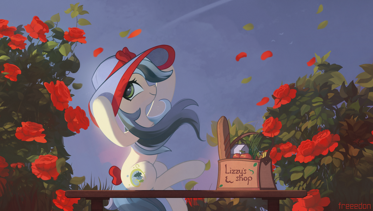 Morning In Garden - My Little Pony, Original Character, Freeedon