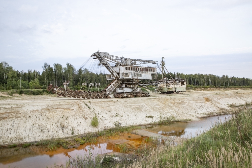 Moscow region giant: the legendary excavator will die soon - Excavator, Technics, Longpost