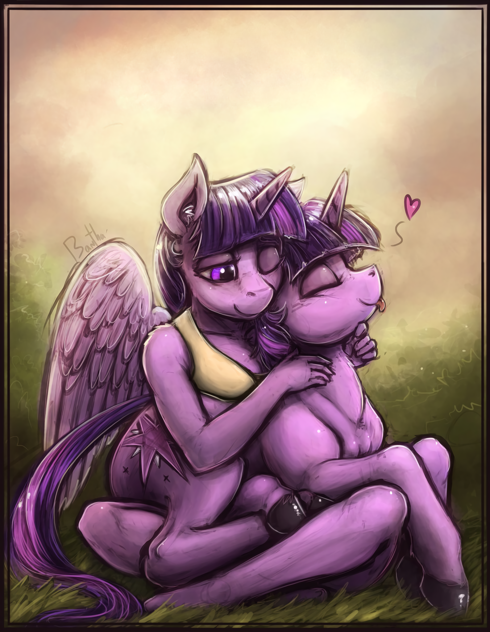 Twi & Twi - My Little Pony, Twilight sparkle, Антро, Banthatic