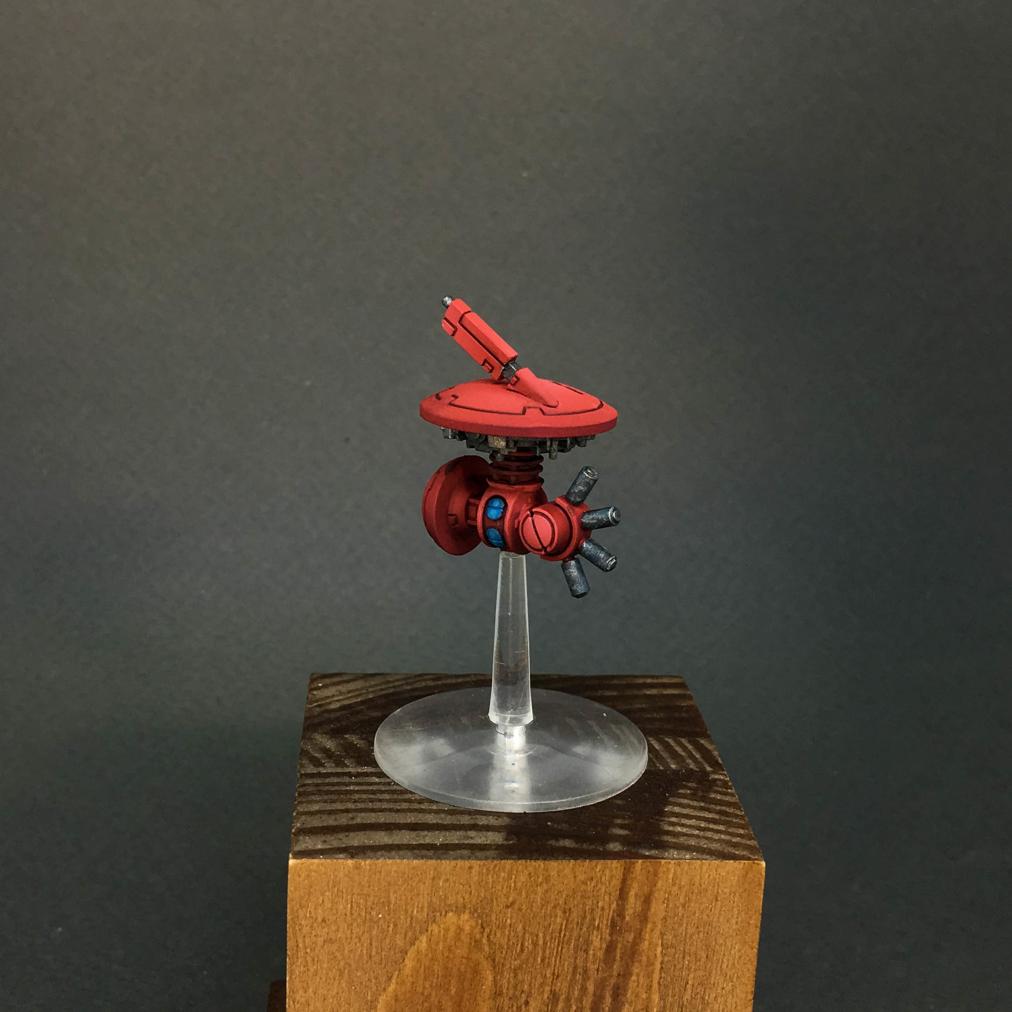 Tau pulse accelerator drone - Моё, Warhammer 40k, Покраска миниатюр, Хобби