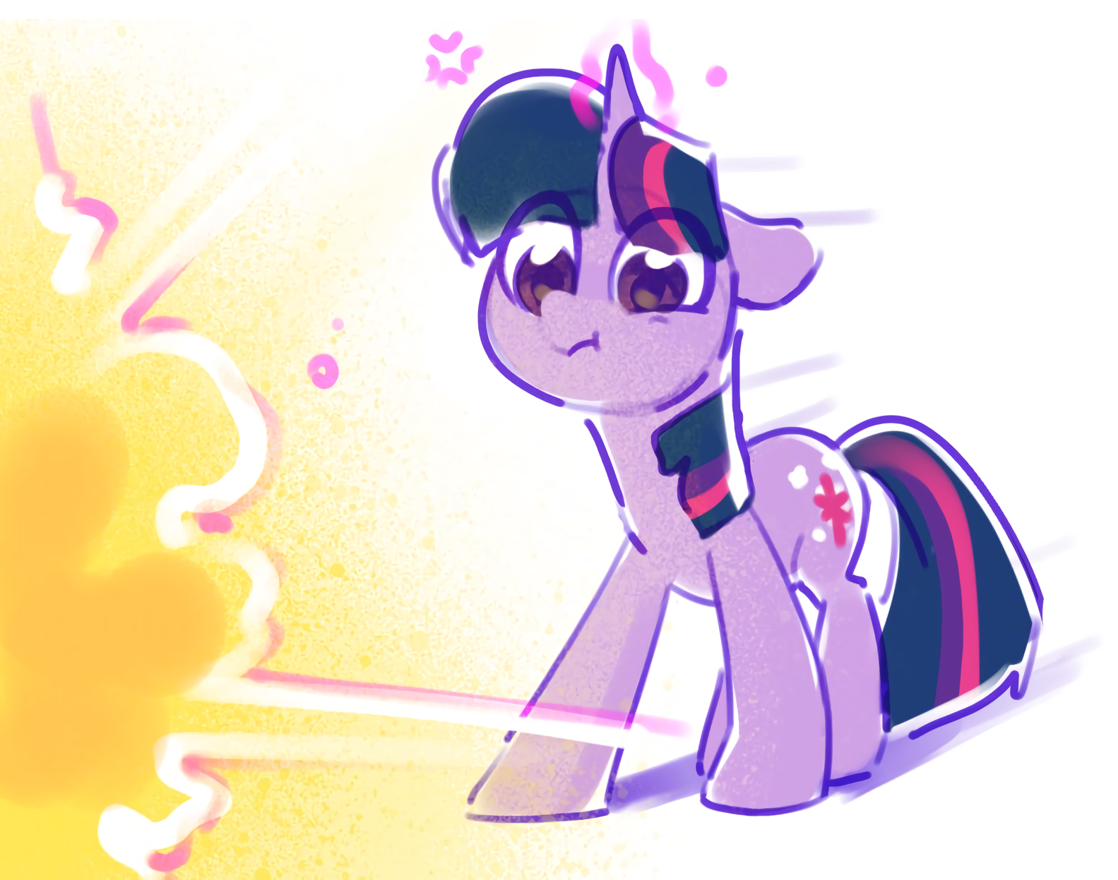 Kaboom - My little pony, Twilight sparkle, Explosion, Celebi-Yoshi