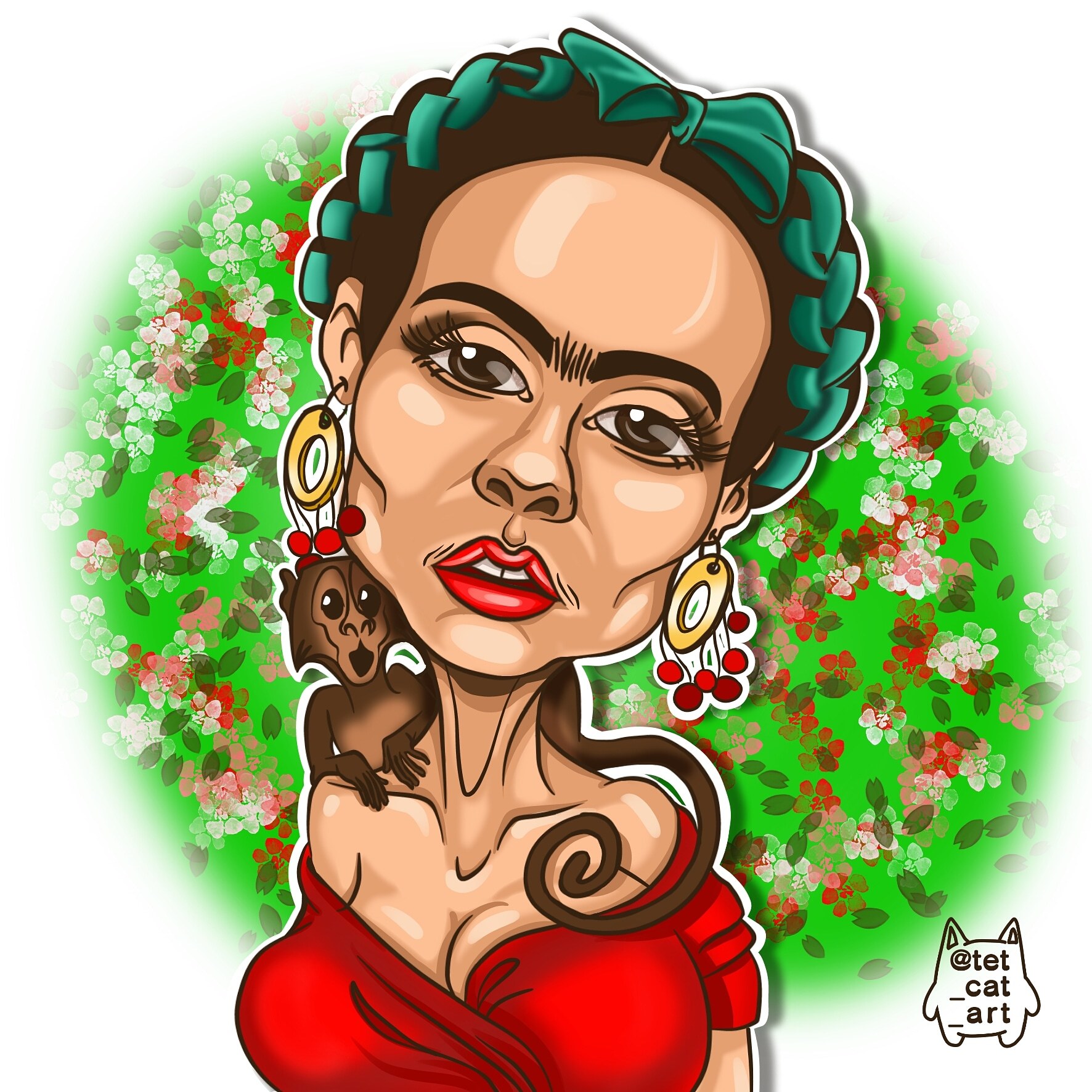 FRIEDA - My, Cartoon, Frida Kahlo, Cartoon style, Art, I'm an artist - that's how I see it