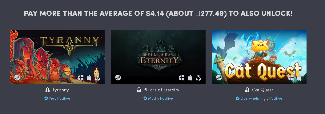 HUMBLE RPG BUNDLE - Humble bundle, Steam, Not a freebie, Longpost