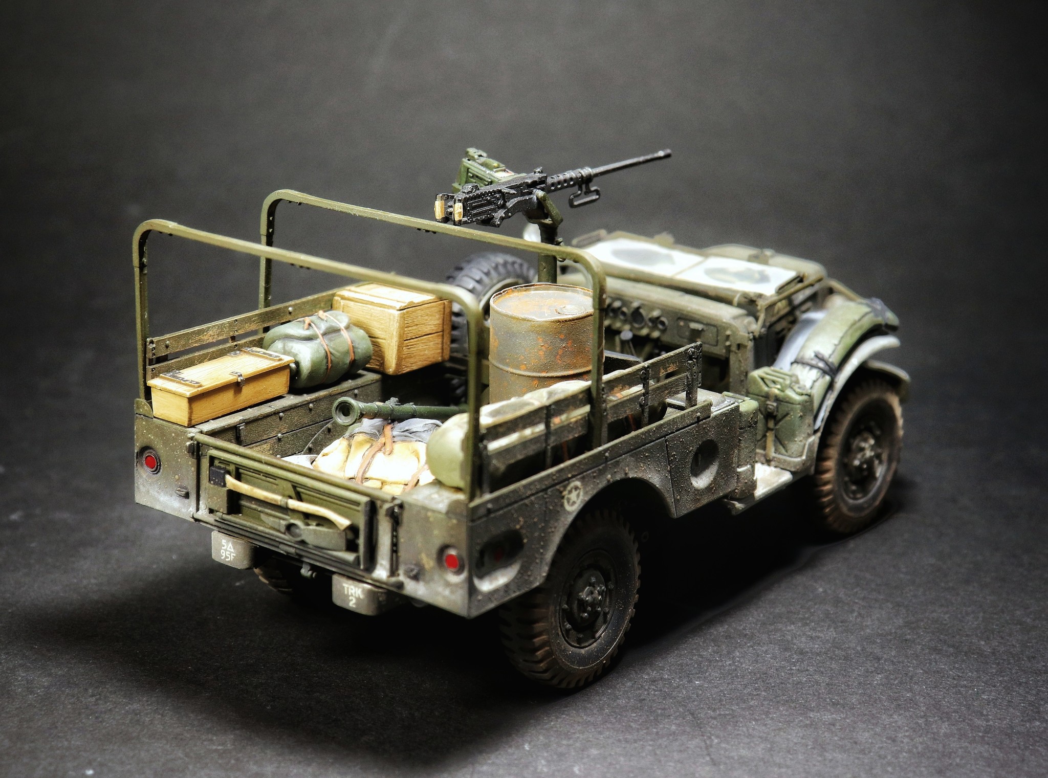 Dodge WC-51 - My, Scale model, , The Second World War, Modeling, Models, Longpost, Dodge