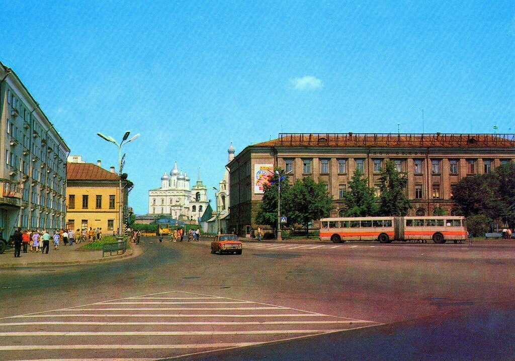 Псков конца 1970-х. | Пикабу