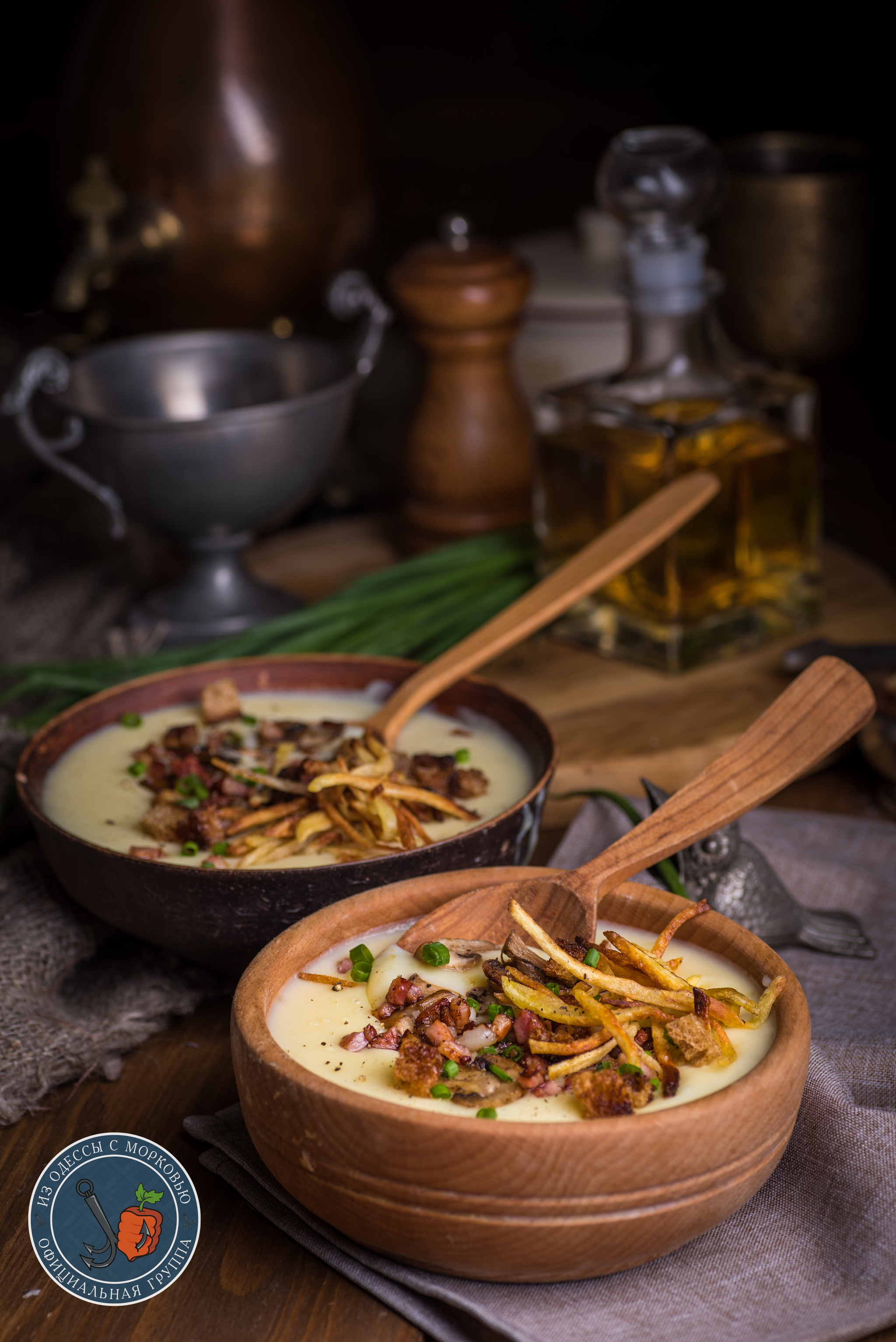 Potato soup with cheese. - My, From Odessa with carrots, Cooking, Food, Recipe, Longpost, The photo, The elder scrolls