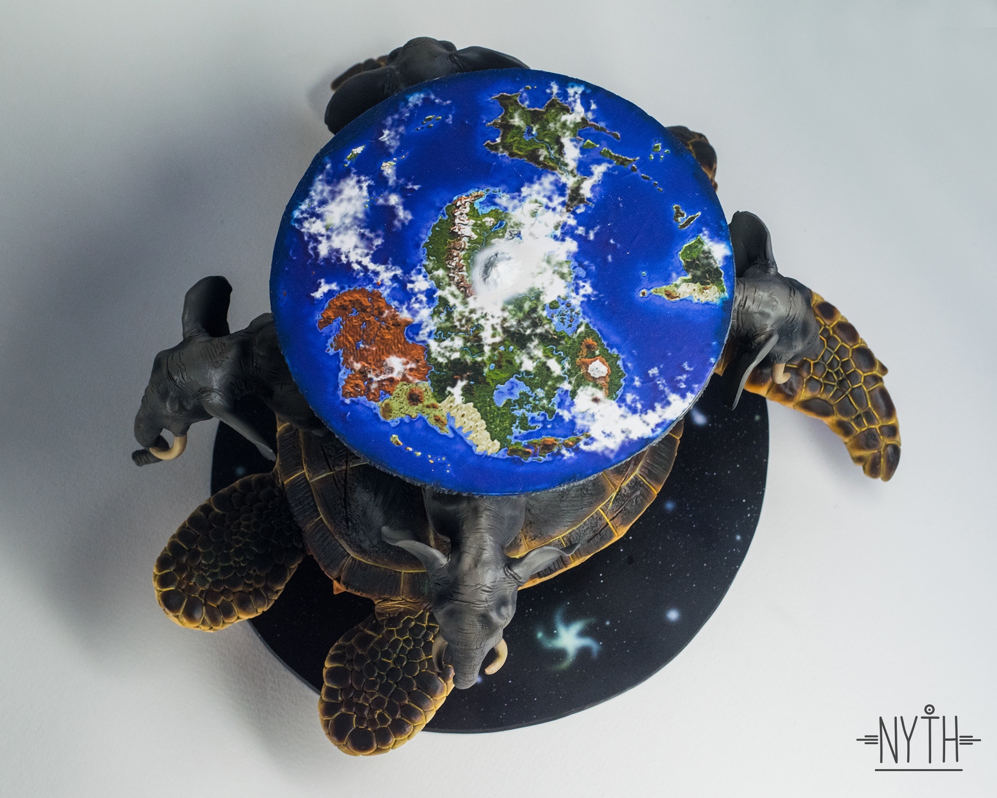 Great A'Tuin - The Great Atuin, Terry Pratchett, Polymer clay, Longpost, Flat world