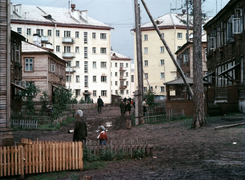 Georg Oddner. Bratsk, 1967 - the USSR, Bratsk, Longpost