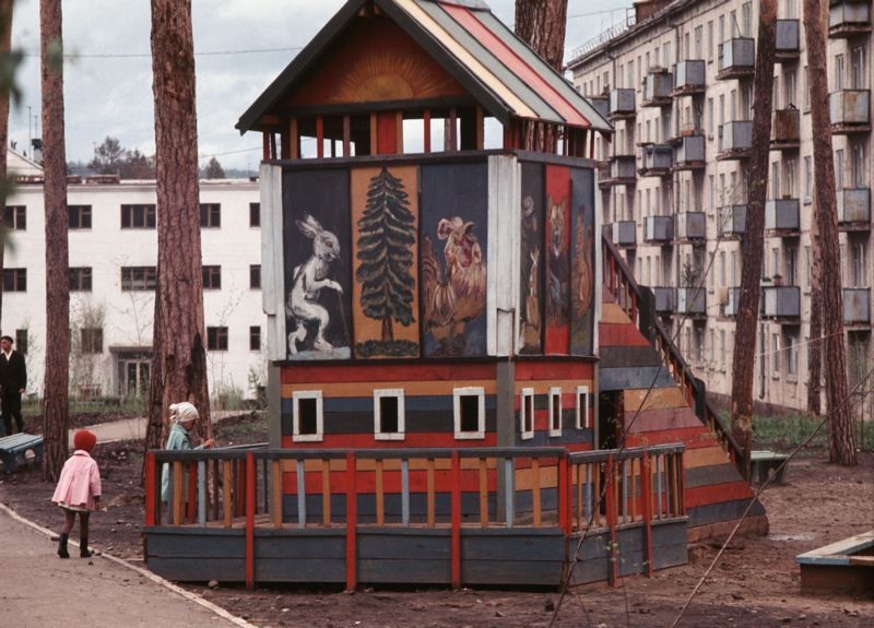 Georg Oddner. Bratsk, 1967 - the USSR, Bratsk, Longpost