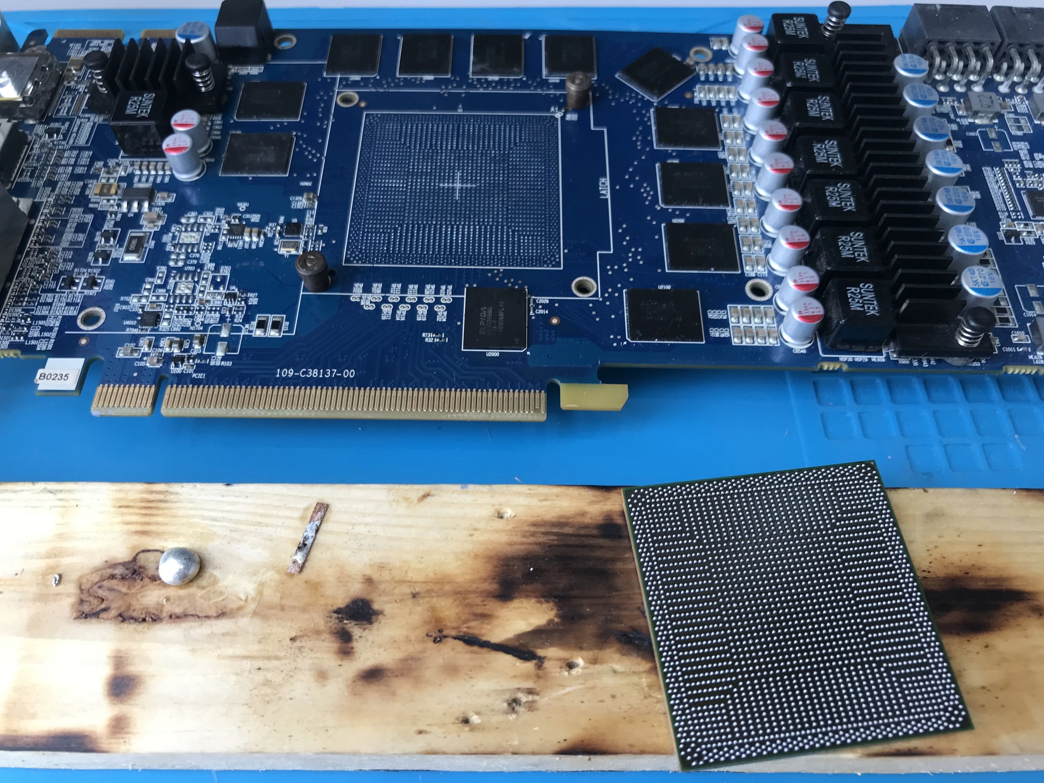 To reball or not to reball, that is the question. Video card resurrection. - My, Sapphire, Video card, Reboll, Longpost