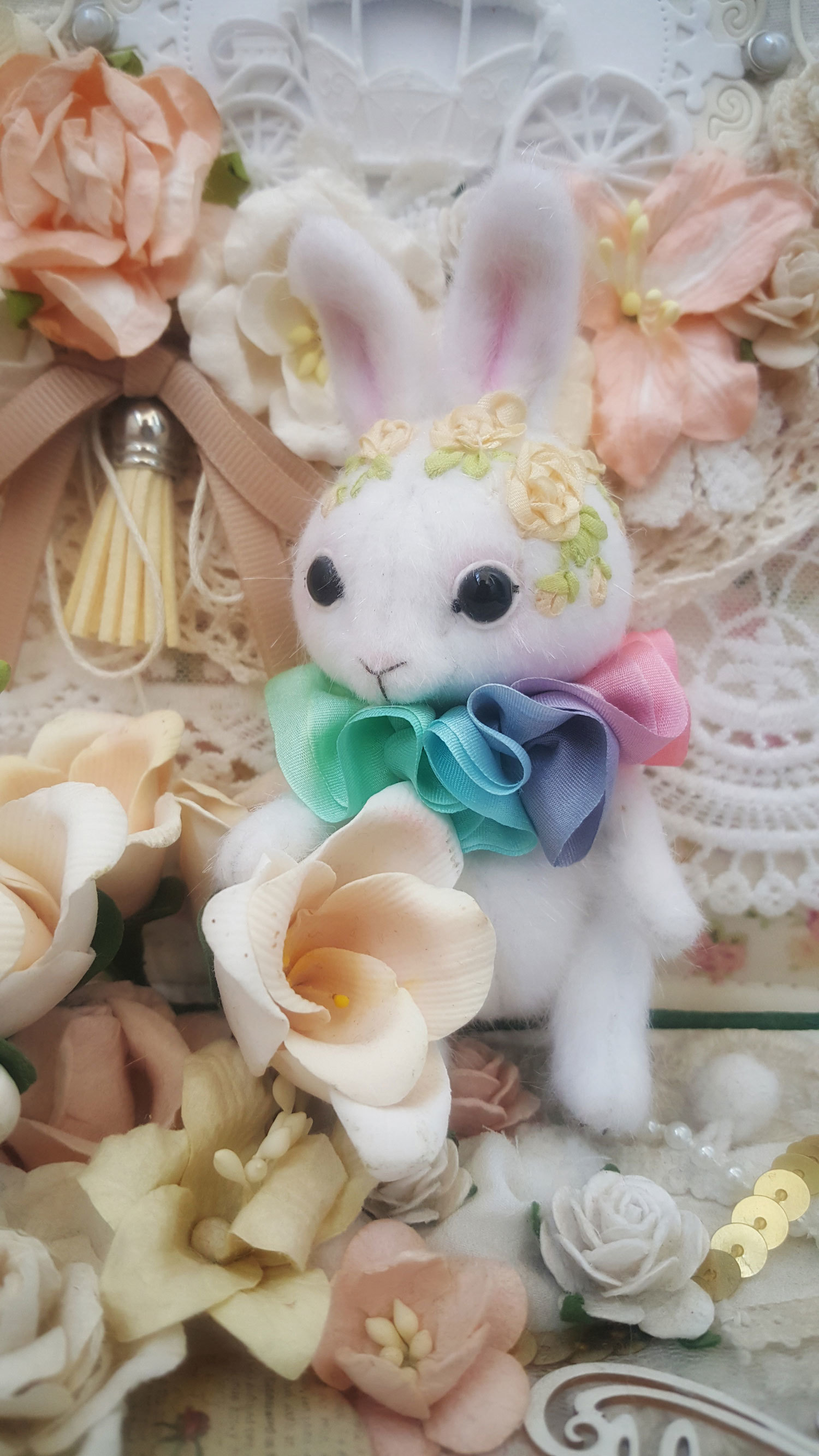 Miniature and cute teddy bunnies. - My, Teddy, Teddy's friends, Teddy hare, Miniature, Longpost, Needlework without process