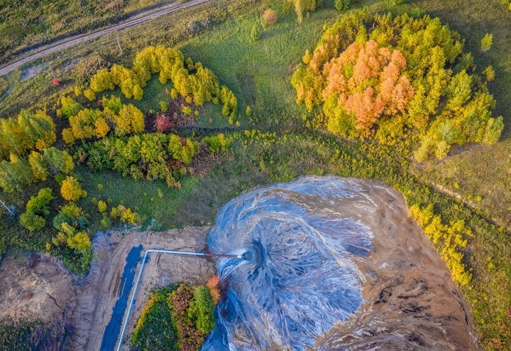 Novosibirsk photographer took a bird's eye view of the Siberian Maldives - Novosibirsk, Siberia, CHP, Ash dump, Maldives, Photographer, Aerial photography, Longpost