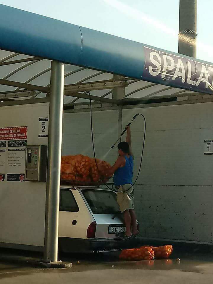 Something new - Car wash, Potato, The photo